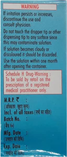 Mycin Bottle Of 5Ml Eye Drops