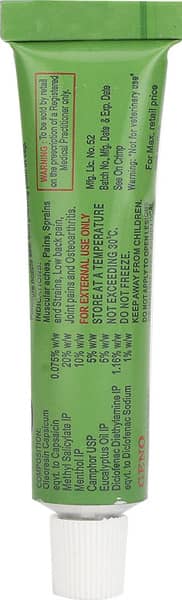Myolaxin D Tube Of 15gm Ointment