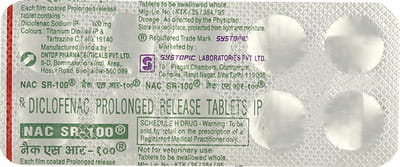 Nac Sr 100mg Strip Of 10 Tablets