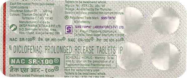 Nac Sr 100mg Strip Of 10 Tablets