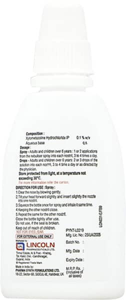 Namcold Adult 0.1% Nasal Drops/Spray 10Ml