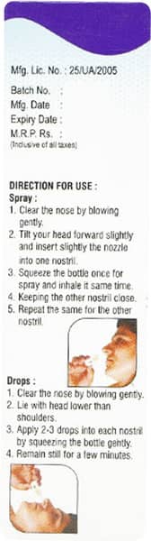 Namcold Adult 0.1% Nasal Drops/Spray 10Ml