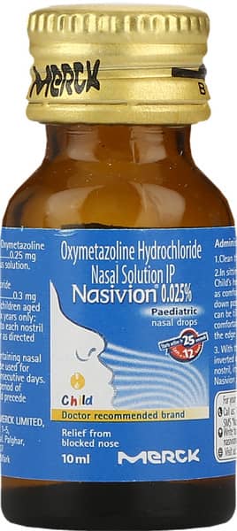 Nasivion 0.025% Child Nasal Drops 10ml