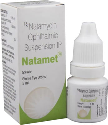 Natamet 5% Bottle Of 3ml Eye Drops