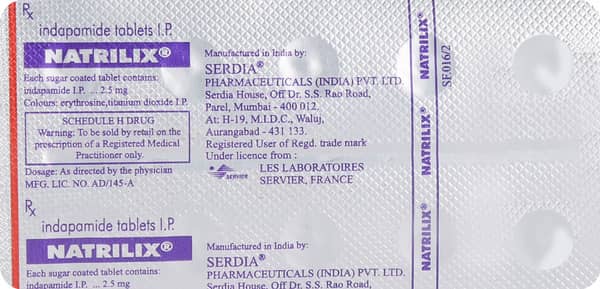 Natrilix 2.5mg Tablet