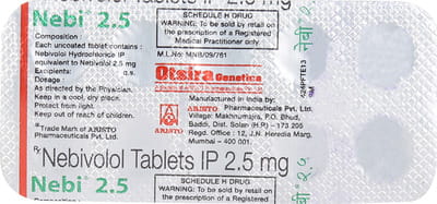 Nebi 2.5mg Strip Of 10 Tablets
