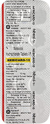 Nebicard 10mg Strip Of 10 Tablets