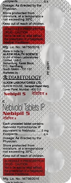 Nebipil 5Mg Tablet