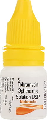 Nebracin 0.3% Bottle Of 5ml Eye Drops