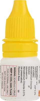 Nebracin 0.3% Bottle Of 5ml Eye Drops