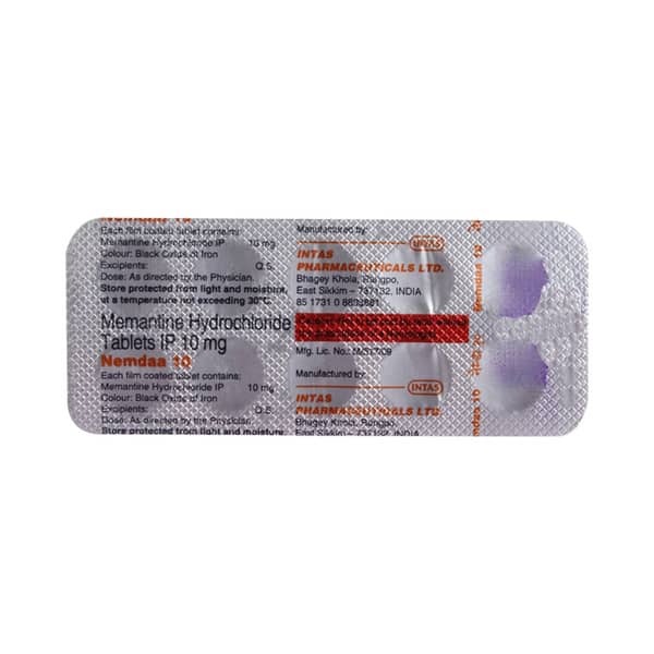 Nemdaa 10mg Strip Of 10 Tablets