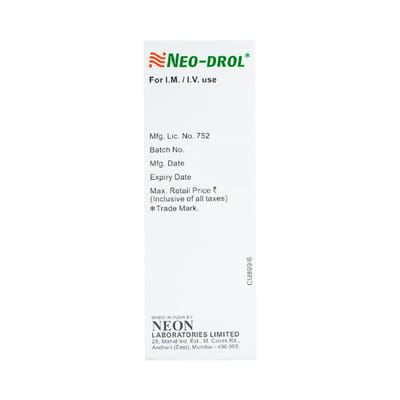 Neo Drol 40mg Dry Vial Of 1 Powder For Injection