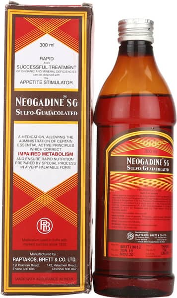 Neogadine Sg Bottle Of 300ml Elixir