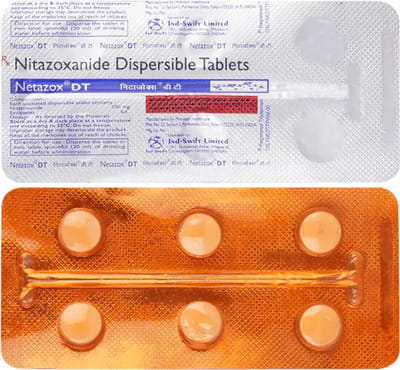 Netazox Dt 200mg Strip Of 6 Tablets