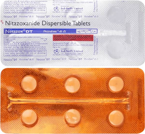 Netazox Dt 200mg Strip Of 6 Tablets