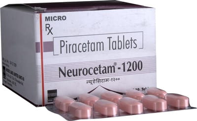 Neurocetam 1200mg Strip Of 10 Tablets