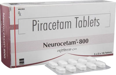 Neurocetam 800mg Strip Of 10 Tablets