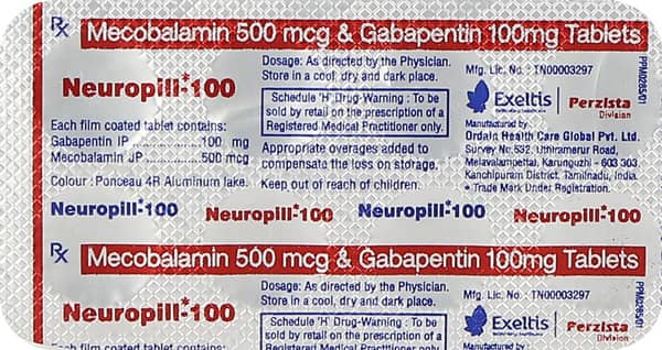 Neuropill 100mg Strip Of 10 Tablets