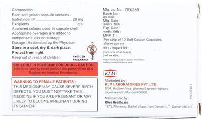 Resoten 20mg Strip Of 10 Capsules