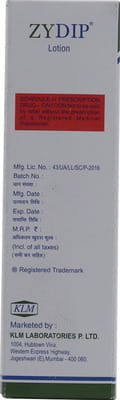 Zydip 0.05% Bottle Of 50ml Lotion