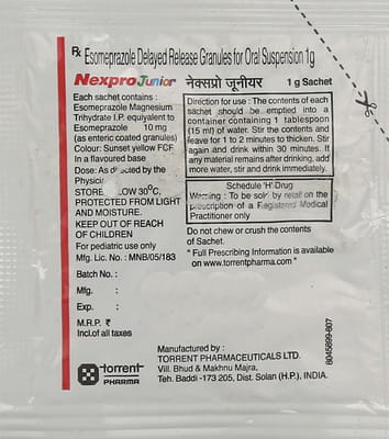 Nexpro Junior Sachet Of 1gm Oral Powder