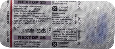 Nextop 25mg Strip Of 10 Tablets