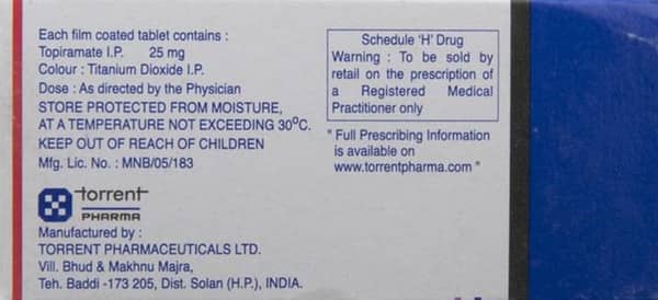 Nextop 25mg Strip Of 10 Tablets