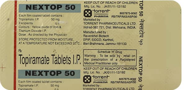 Nextop 50mg Strip Of 10 Tablets