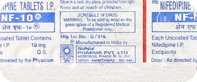Nf 10mg Strip Of 10 Tablets