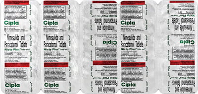 Nicip Plus Strip Of 10 Tablets