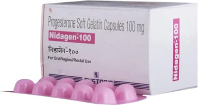 Nidagen 100mg Strip Of 10 Oral/Vaginal/Rectal Capsules