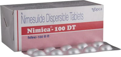 Nimica Dt 100mg Strip Of 10 Tablets