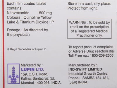 Nizonide 500mg Strip Of 6 Tablets