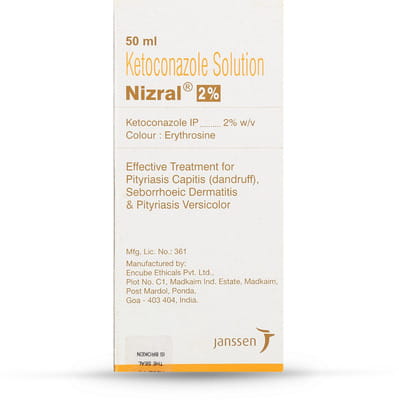 Nizral 2% Bottle Of 50ml Solution