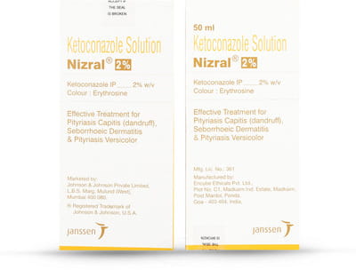 Nizral 2% Bottle Of 50ml Solution