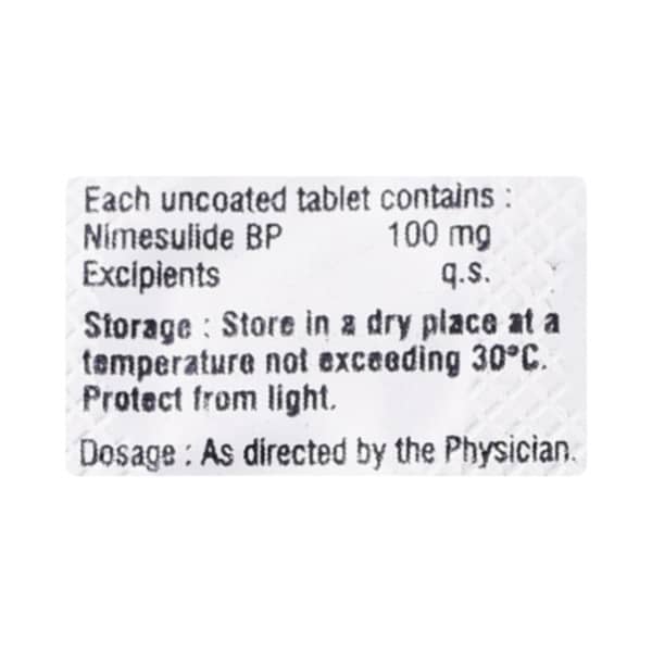 Nobel 100mg Strip Of 10 Tablets