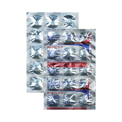 Nodon 2.5mg Strip Of 10 Tablets