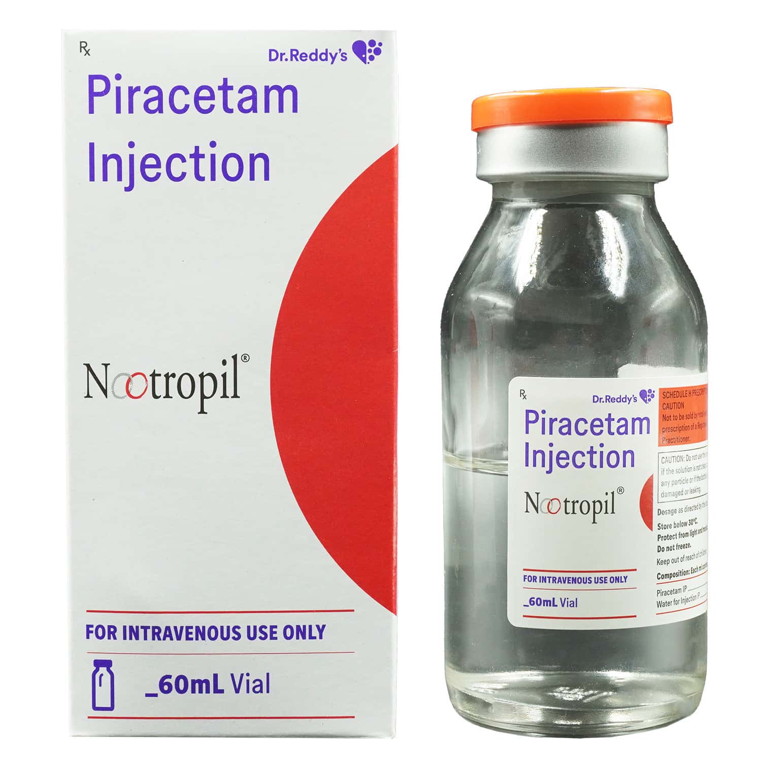 Notrapil Inj Nootropil 200 MG Injection (60): Uses, Side Effects, Price & Dosage ...