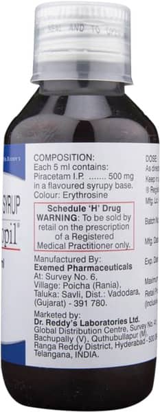 Nootropil Bottle Of 100ml Syrup