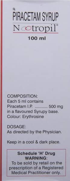 Nootropil Bottle Of 100ml Syrup