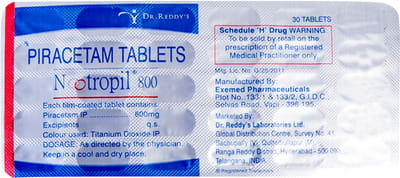 Nootropil 800mg Strip Of 30 Tablets