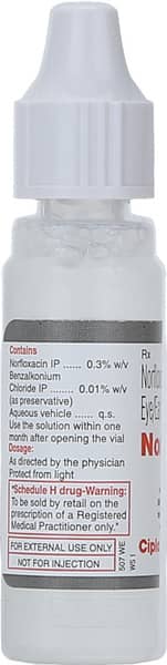 Norflox Bottle Of 10ml Eye/Ear Drops