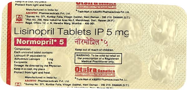 Normopril 5Mg Tablet