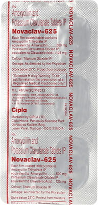 Novaclav 625mg Strip Of 6 Tablets