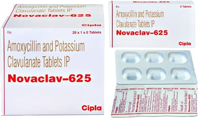 Novaclav 625mg Strip Of 6 Tablets