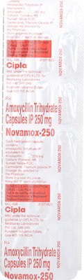 Novamox 250mg Strip Of 15 Capsules