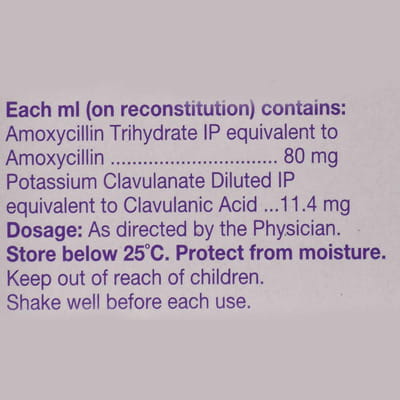 Novamox Cv Tangy Orange Flavour Bottle Of 10ml Oral Drops