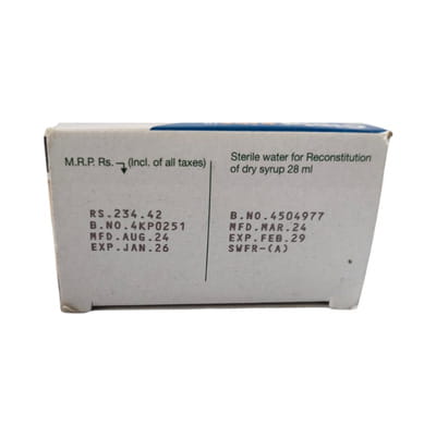 Novamox Cv Forte 457mg Tangy Orange Flavour Bottle Of 30ml Dry Syrup