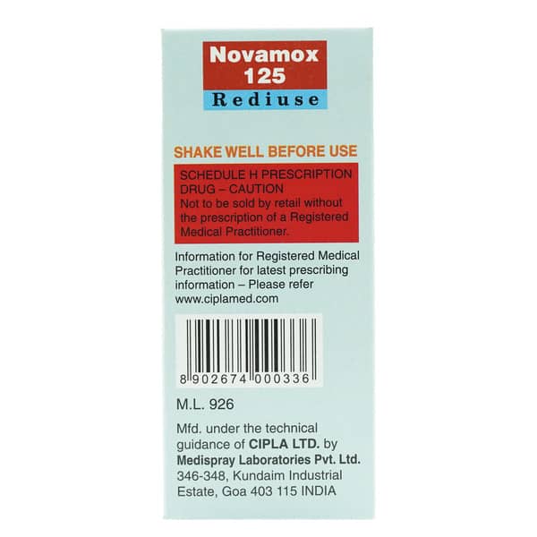 Novamox 125 Rediuse Oral Suspension