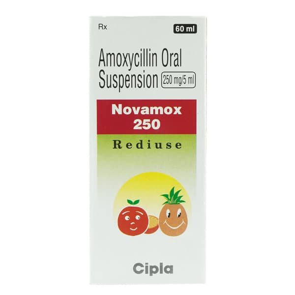 Novamox 250Mg Rediuse Bottle Of 60Ml Suspension